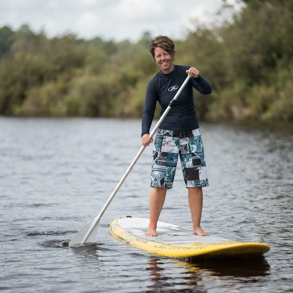 SUP-Boards am Netzener See